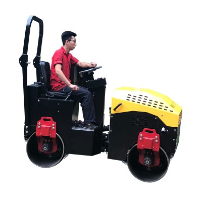 Vibratory road roller compactor 1ton mini roller compactor for sale